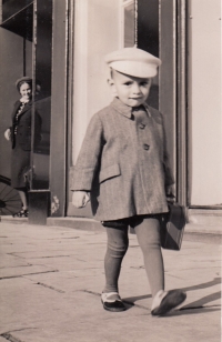 Jaroslav Spurný - first trip to school in Kroměříž