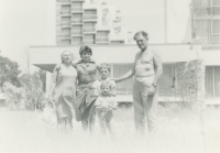 Miroslav Chromý with his family in the summer