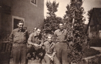 American soldiers, Strašín, 1945