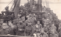 Russian legionnaires returning home after WW1, Singapore, post 1918