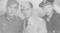 The witness’s broader family: cousin Gerold (served on a submarine), uncle Josef Altman (Africa), cousin Gerhard (SS, left), 1943