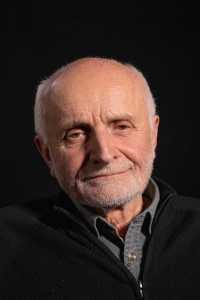 Ivan Fišera during shooting
