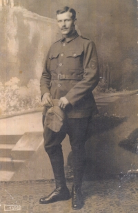 Josef Fojtík, Anežka Holbová´s father, in 1914 – when enlisting in the First World War
