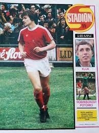 On the front page of the sports magazine Stadion at the end of the 1970s