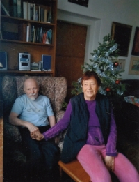Eva and Jiří Ludvíček, Christmas, Vizovice 1995