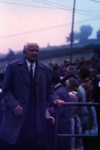 President Svoboda was in civilian clothes, Javořina August 1968