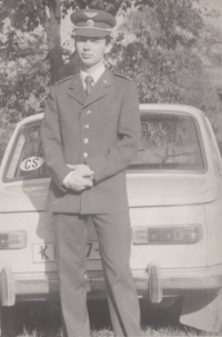 During military service, circa 1960