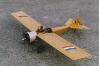 Jeden z modelů letadel Ladislava Davidoviče