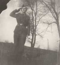 Jaroslav Šimánek at Technical auxiliary battalion, Horní Suchá, 1951
