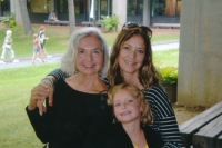 With her daughter Tanya and granddaughter