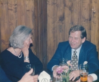 With Václav Havel, 1990s