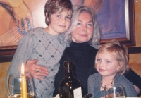 With grandchildren, 2007