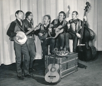 Band White Stars, the witness first on left, 1967
