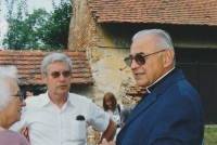 With Cardinal Vlk in Hostivař