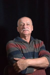 Pavel Černík ve studiu v Hradci Králové v roce 2023
