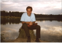 Ladislav Dlabal in the Průhonice park