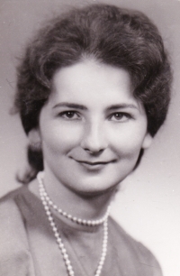 Eva Králiková in the 60s.