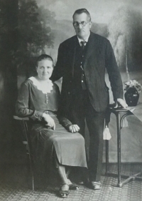 František Pastrnek and his wife Anna   
