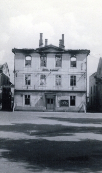 Hotel Radhošť after war, Rožnov pod Radhoštěm, 1945