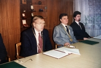 Ladislav Slonek as the dean of Faculty of Forestry in 2000 

