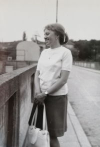 Jiřina Šťastná Brno dam, 1974, she voted against the expulsion of the student Heger.
