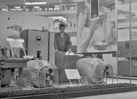 Karel Soukup at the International Engineering Fair in Brno, 1966