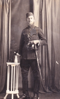Alexander Tóth as a soldier, mid-1920s..