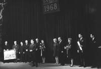 Ceremonie v Národním divadle