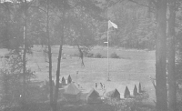 A view of the scout camp that Karel Soukup attended in 1946 