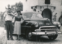 The Allan family in Morocco. 1953