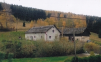 A farm of Filoména, the grandmother of J. Cardová / Travná-Javorník / about 1980s
