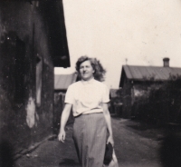 Mother Jarmila Kolková, Ostrava, Šalamoun mine colony, the 1950s