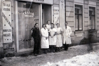 Father Johann Kolek (far right), Slovakia, the 1930s