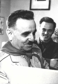 Jaroslav Klouda s kolegou