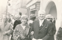 Father-in-law and mother-in-law at the wedding in Litoměřice, 1980