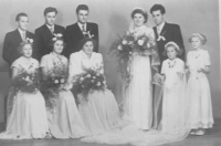 Svatba Jindřicha Vítovce s Ludmilou Kubíkovou, 10. října 1953