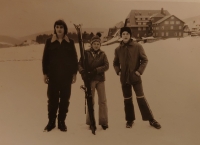 Ilja (left) with children of his parents' friends, 1975