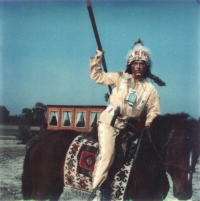 Movie Sing, Cowboy, sing, which Neckář filmed with Dean Reed, 1980