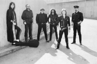 The Bacily band: Peter Mahrik, Jiří Šustera, Vladimír Boháček, Oto Petřina, Václav Neckář, Jan Neckář, 1986
