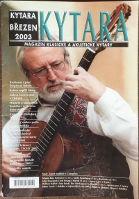Štěpán Rak on the front page of Kytara magazine, 2003
