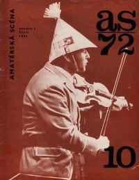 Stanislav Kahuda on the cover of the Amatérská scéna (Amateur Theatre) magazine in 1972 