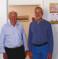The witness with his father, Brno, 2002 

