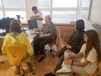 Anna Stibalová interviewed by the student team