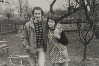 Jiří Kleker s manželkou, 1979