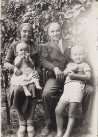 Erna and Karel Dejmal and their children Erna and Karel