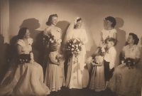 Wedding photo, 1949