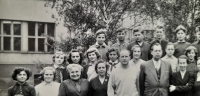 5th class, cut-out, Dušana third from the left