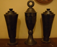 Jediné tři poháry, které Rudolf Révay dodnes má, ostatní rozdal