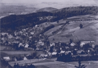 Lázně Libverda, kde rodina Hakenova nějaký čas žila, 1948
