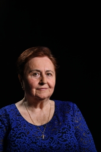 Margareta Peck recording with Memory of Nation, Ústí nad Labem, February 2023